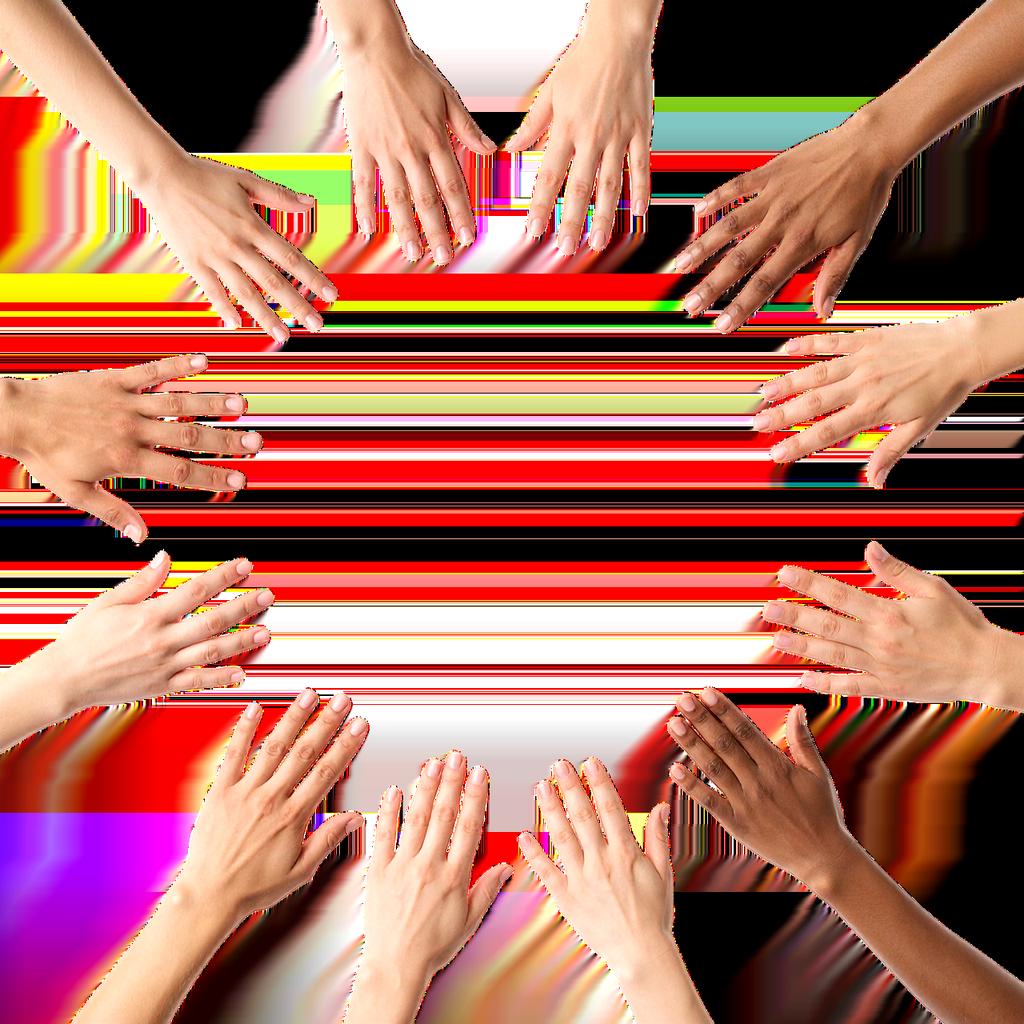 Customer support team at work